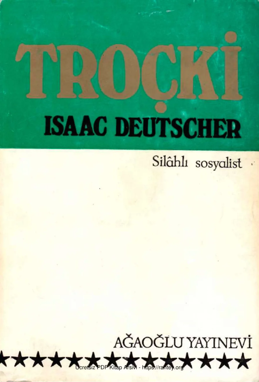 Troçki Cilt I: Silahlı Sosyalist kapak görseli