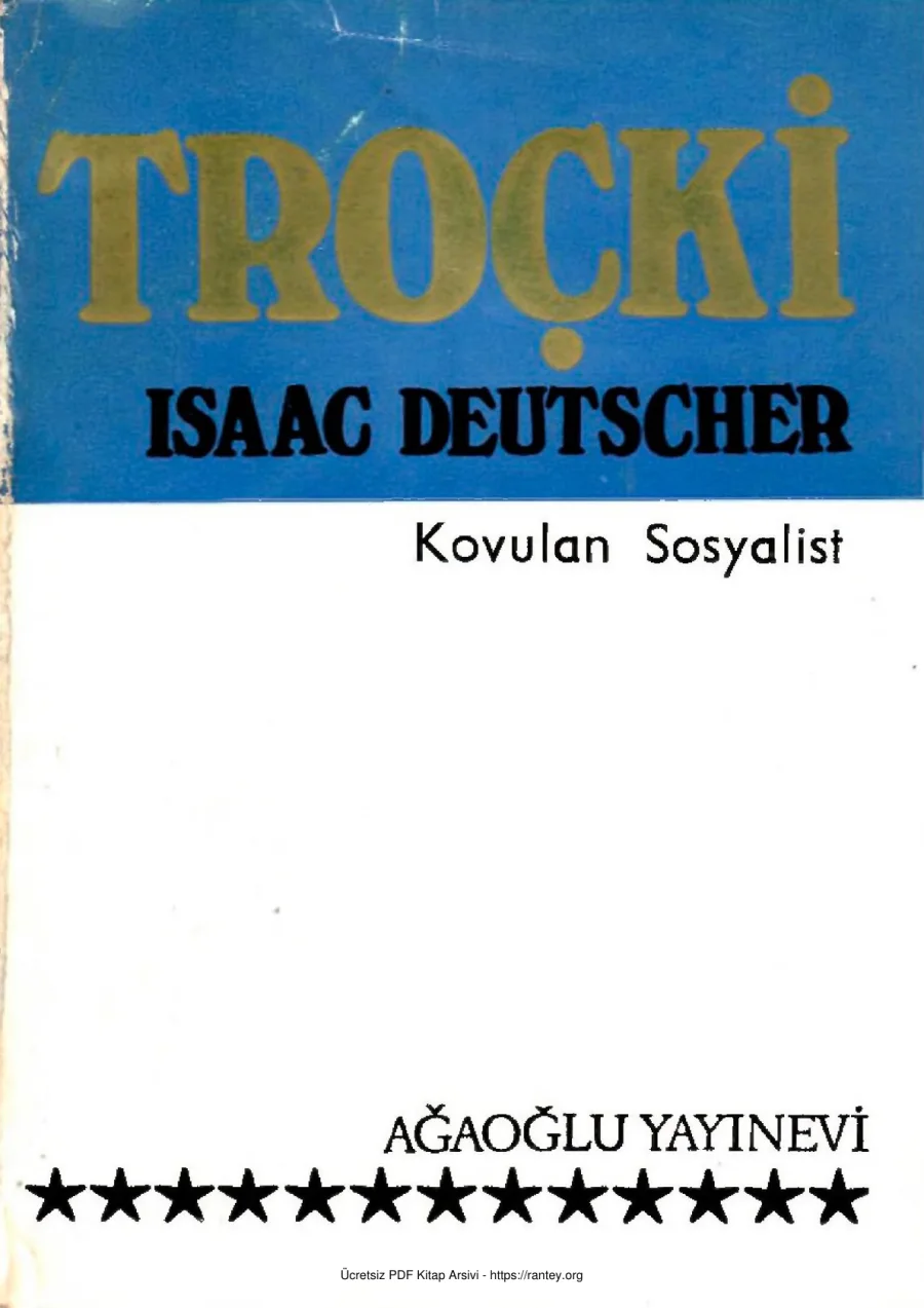Troçki Cilt III: Kovulan Sosyalist kapak görseli