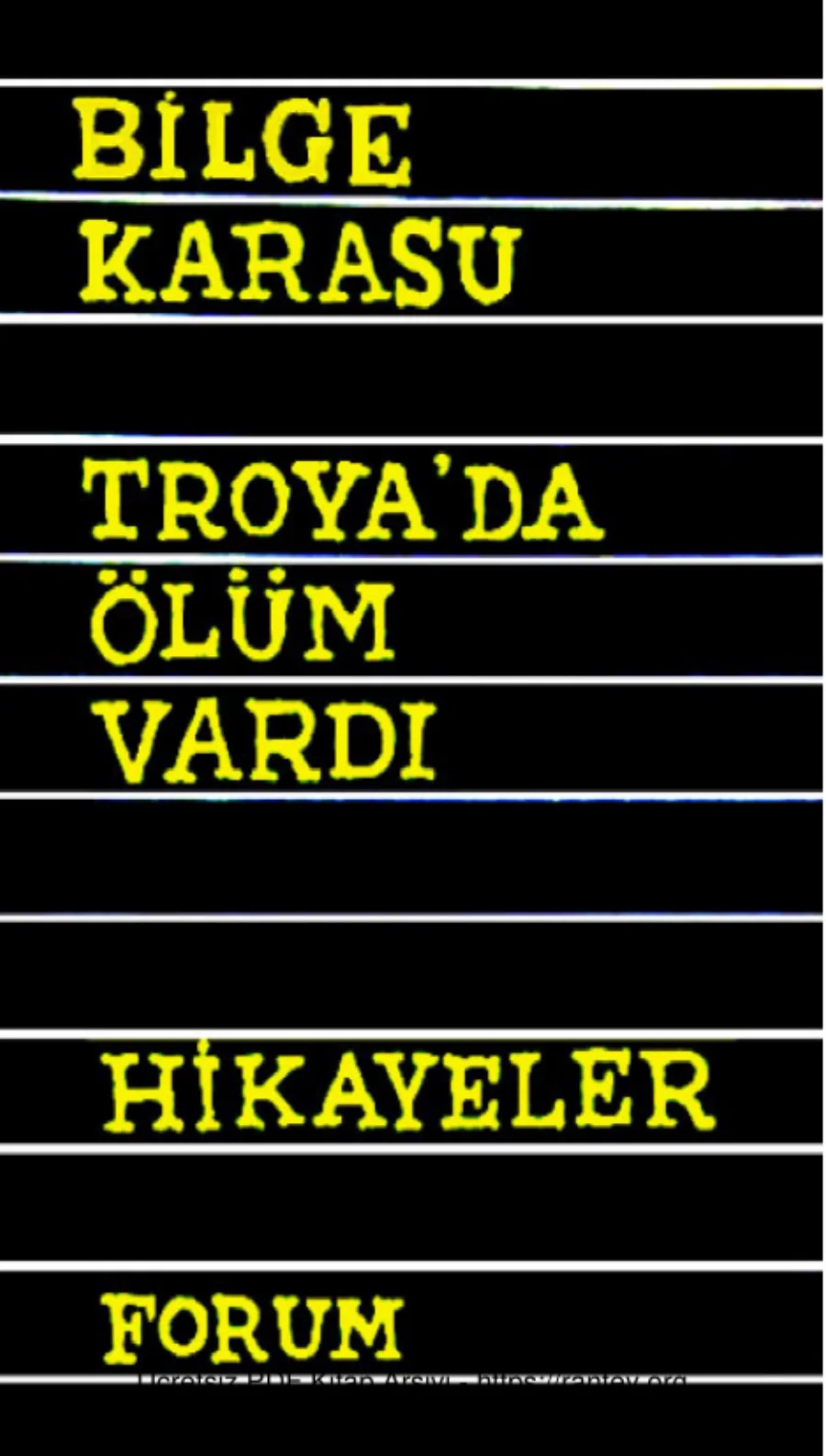 Troya da Ölüm Vardı kapak görseli