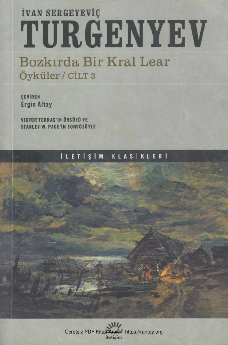 Turgenyev Öyküler Cilt 3 Bozkırda Bir Kral Lear kapak görseli