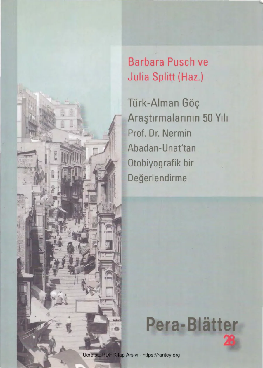 Türk Alman Göç Araştırmalarının 50 Yılı Nermin Abadan Unat kapak görseli