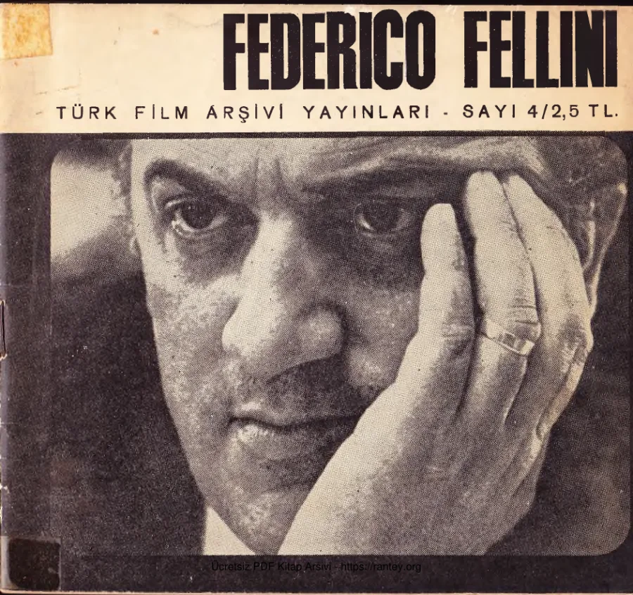 Türk Film Arşivi Yayını 04: Federico Fellini kapak görseli