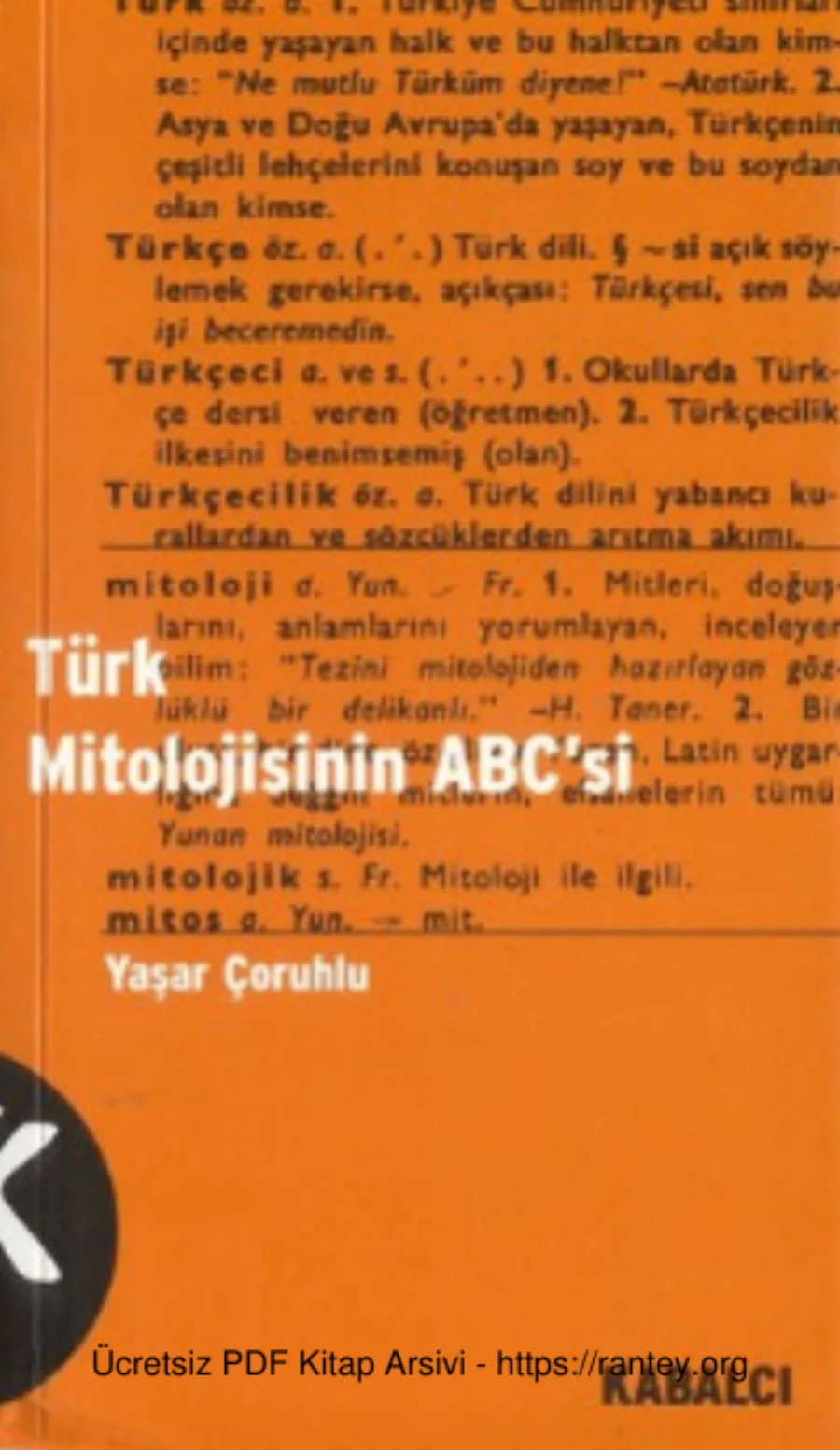 Türk Mitolojisinin ABCsi kapak görseli