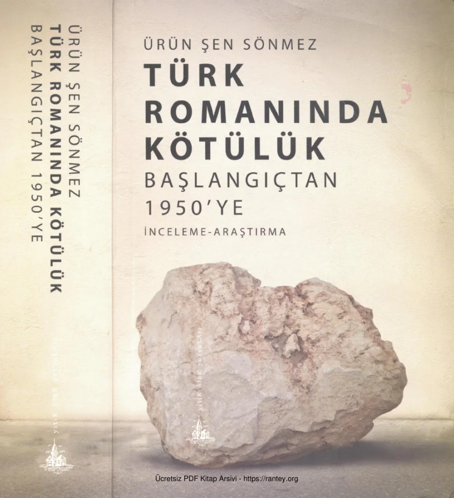 Türk Romanında Kötülük Başlangıçtan 1950ye kapak görseli