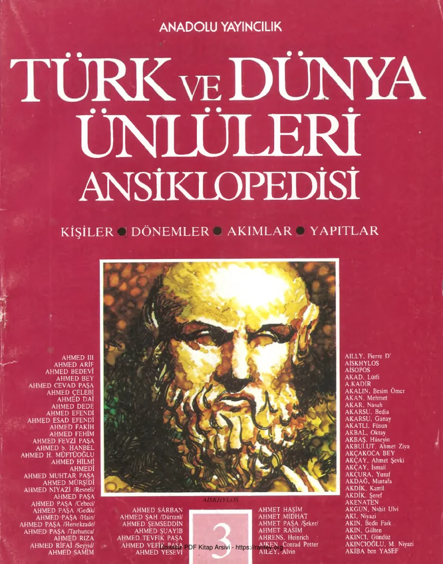 Türk ve Dünya Ünlüleri Ansiklopedisi Cilt 03 kapak görseli