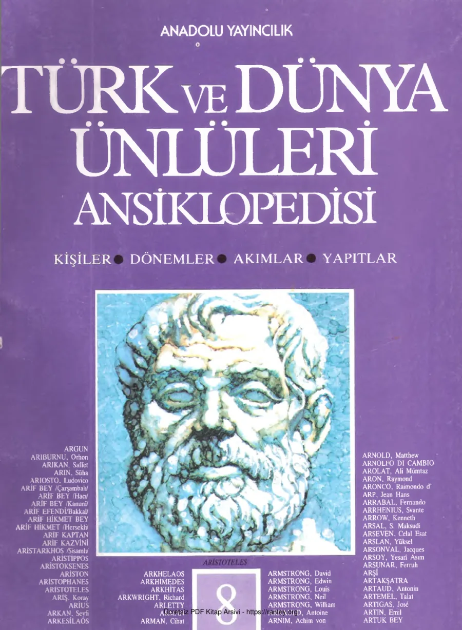 Türk ve Dünya Ünlüleri Ansiklopedisi Cilt 08 kapak görseli