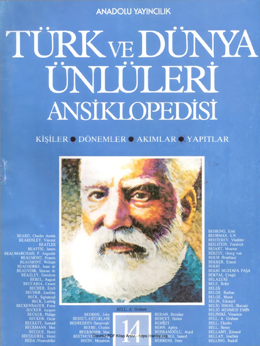 Türk ve Dünya Ünlüleri Ansiklopedisi Cilt 14 kapak görseli