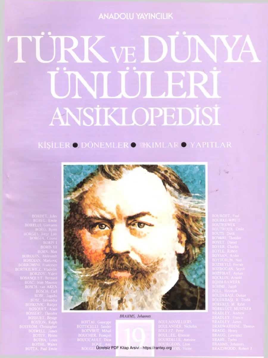 Türk ve Dünya Ünlüleri Ansiklopedisi Cilt 19 kapak görseli