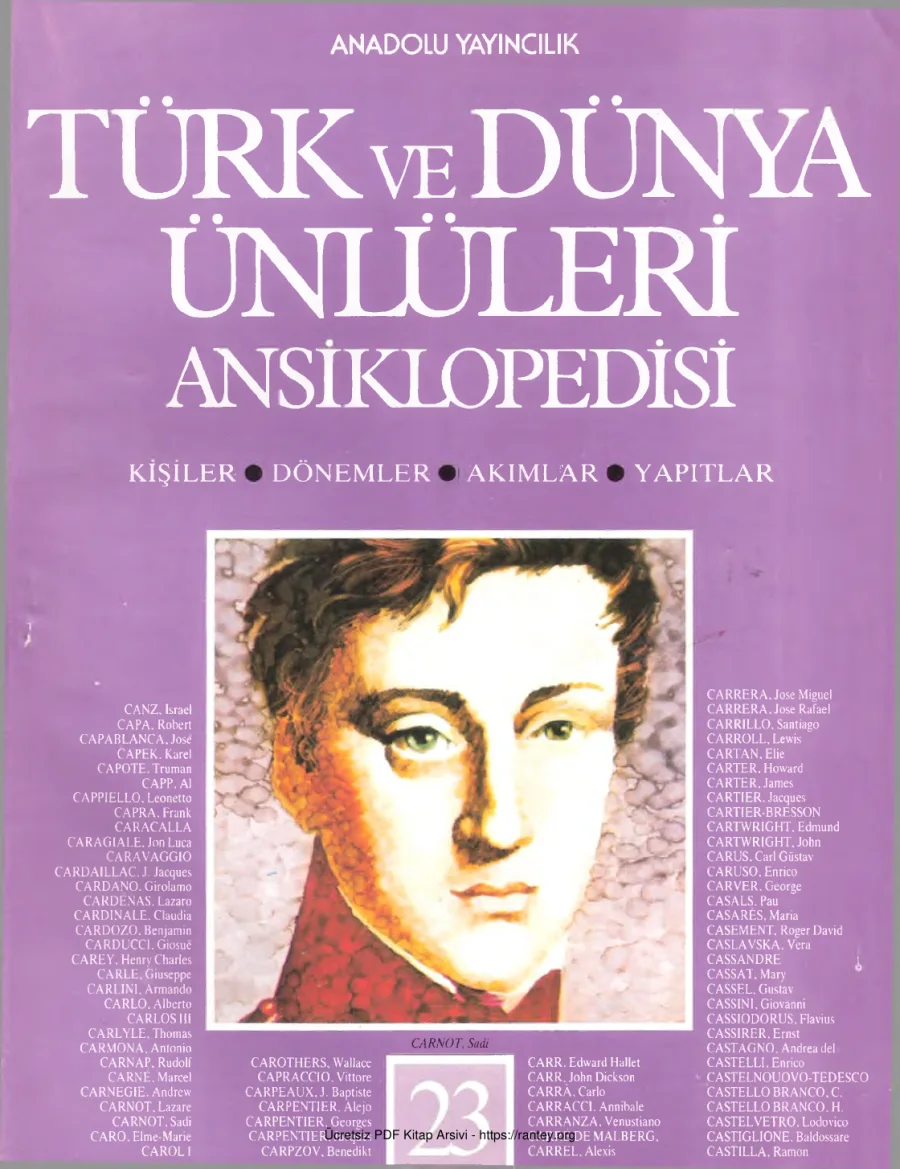 Türk ve Dünya Ünlüleri Ansiklopedisi Cilt 23 kapak görseli