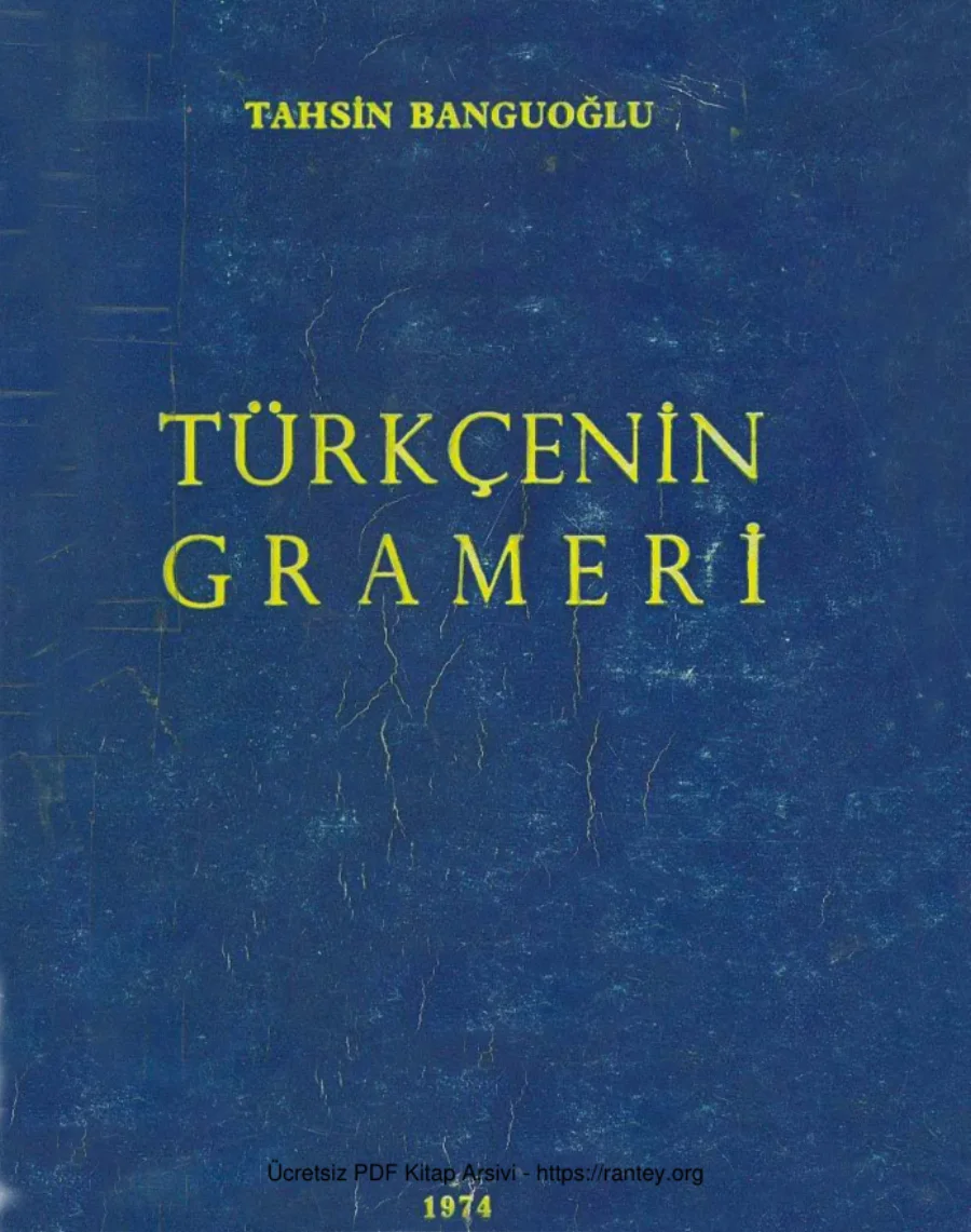 Türkçenin Grameri kapak görseli