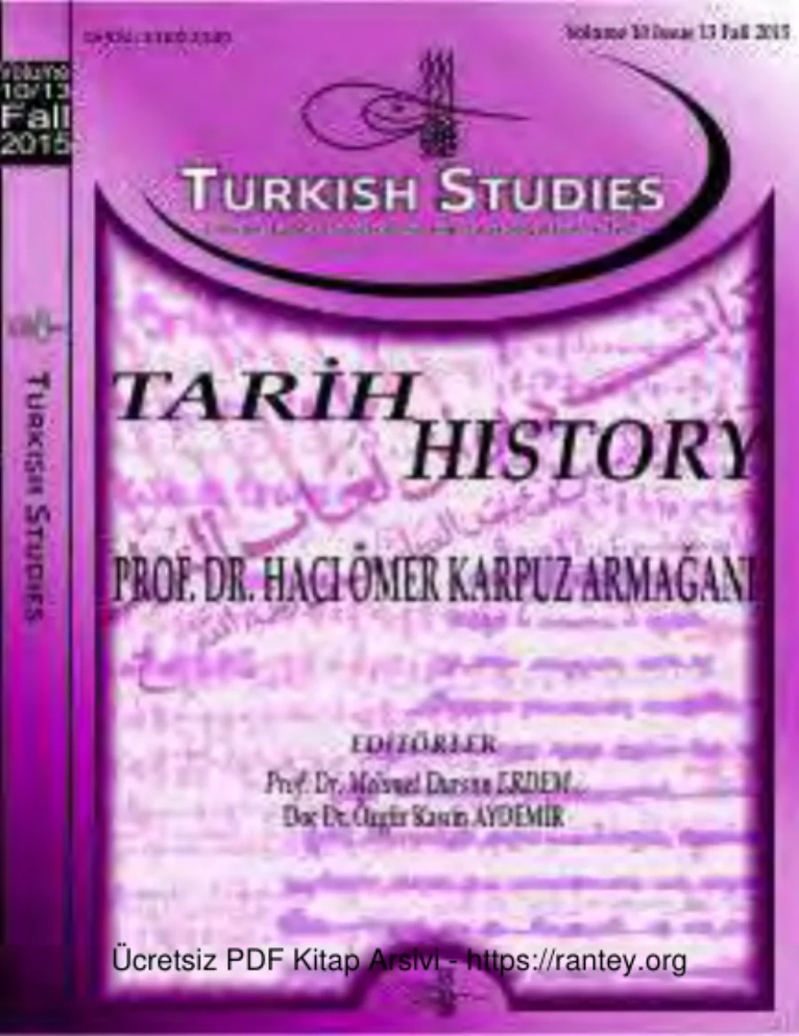 Turkish Studies Cilt 10 Sayı 13 kapak görseli