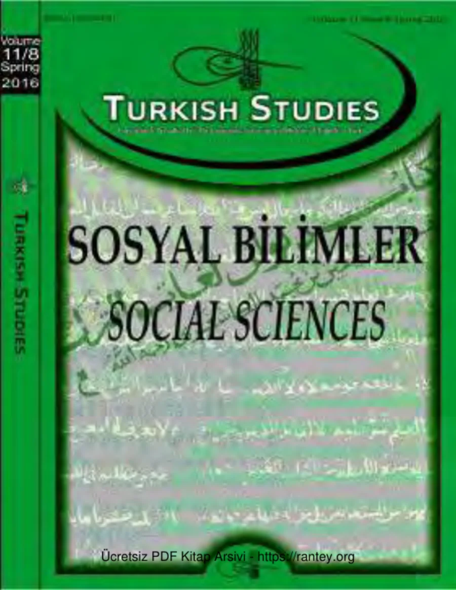 Turkish Studies Cilt 11 Sayı 08 kapak görseli