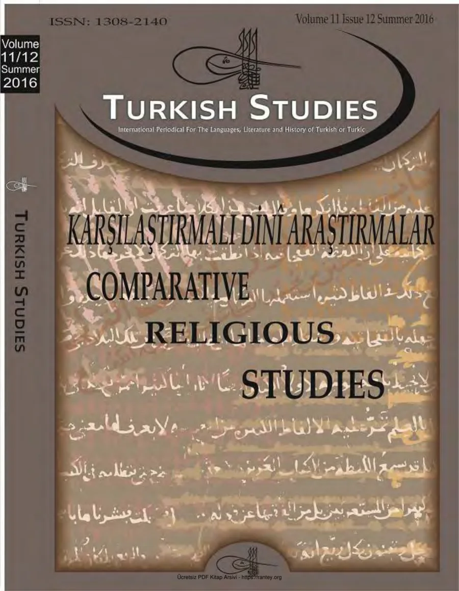 Turkish Studies Cilt 11 Sayı 12 kapak görseli
