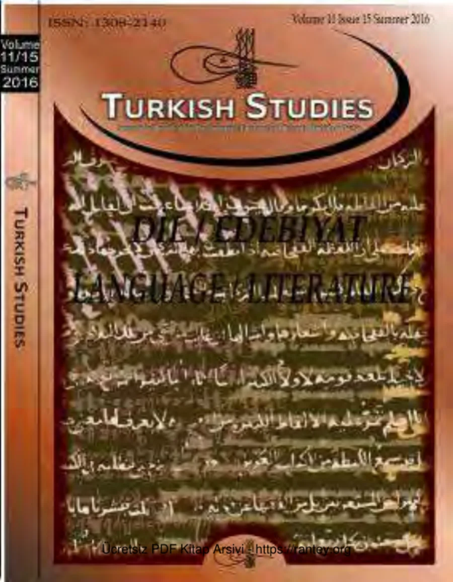 Turkish Studies Cilt 11 Sayı 15 kapak görseli