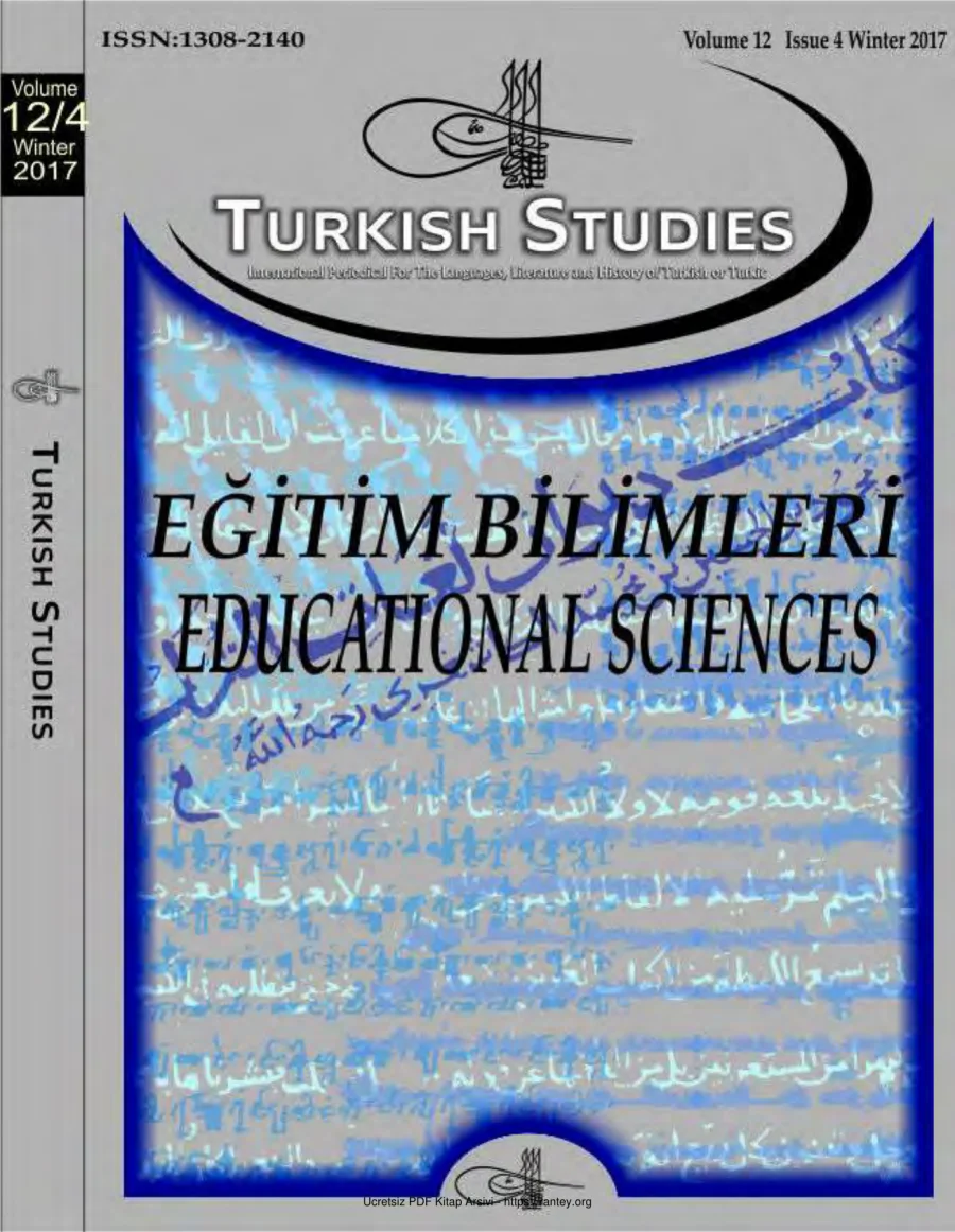 Turkish Studies Cilt 12 Sayı 04 kapak görseli