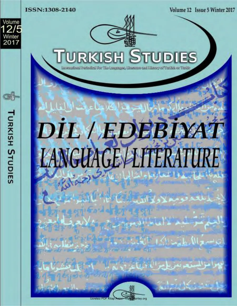 Turkish Studies Cilt 12 Sayı 05 kapak görseli