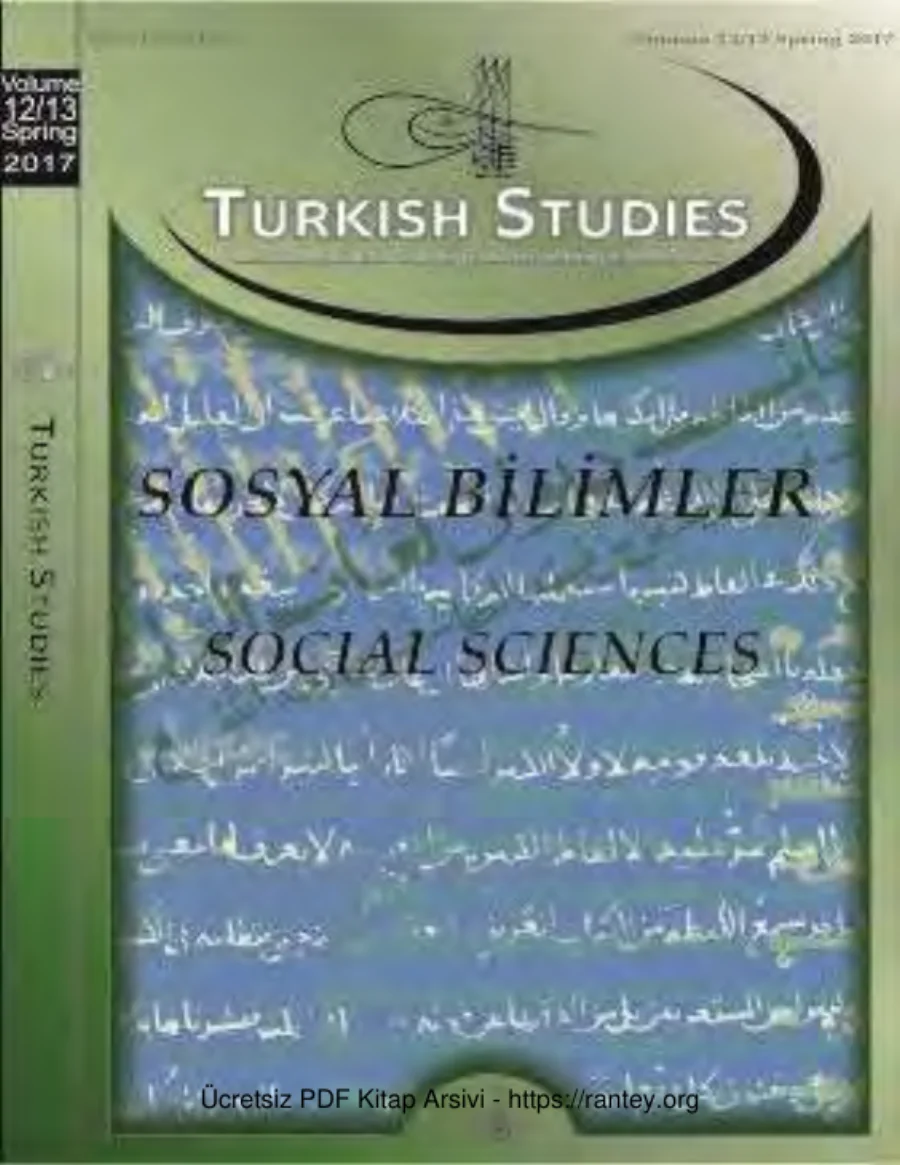Turkish Studies Cilt 12 Sayı 13 kapak görseli