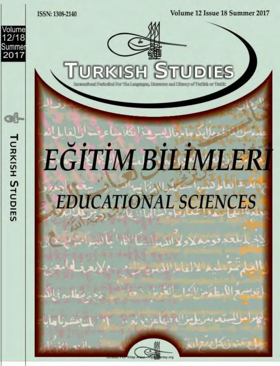 Turkish Studies Cilt 12 Sayı 18 kapak görseli