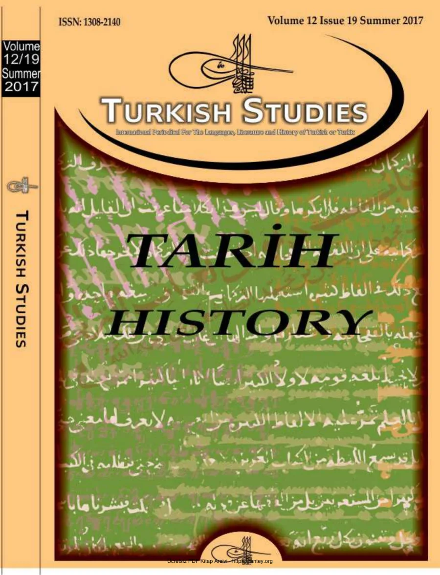 Turkish Studies Cilt 12 Sayı 19 kapak görseli