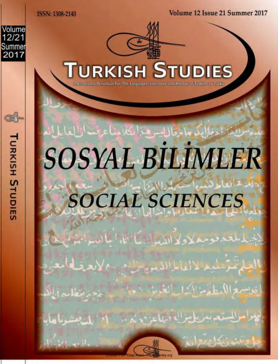 Turkish Studies Cilt 12 Sayı 21 kapak görseli