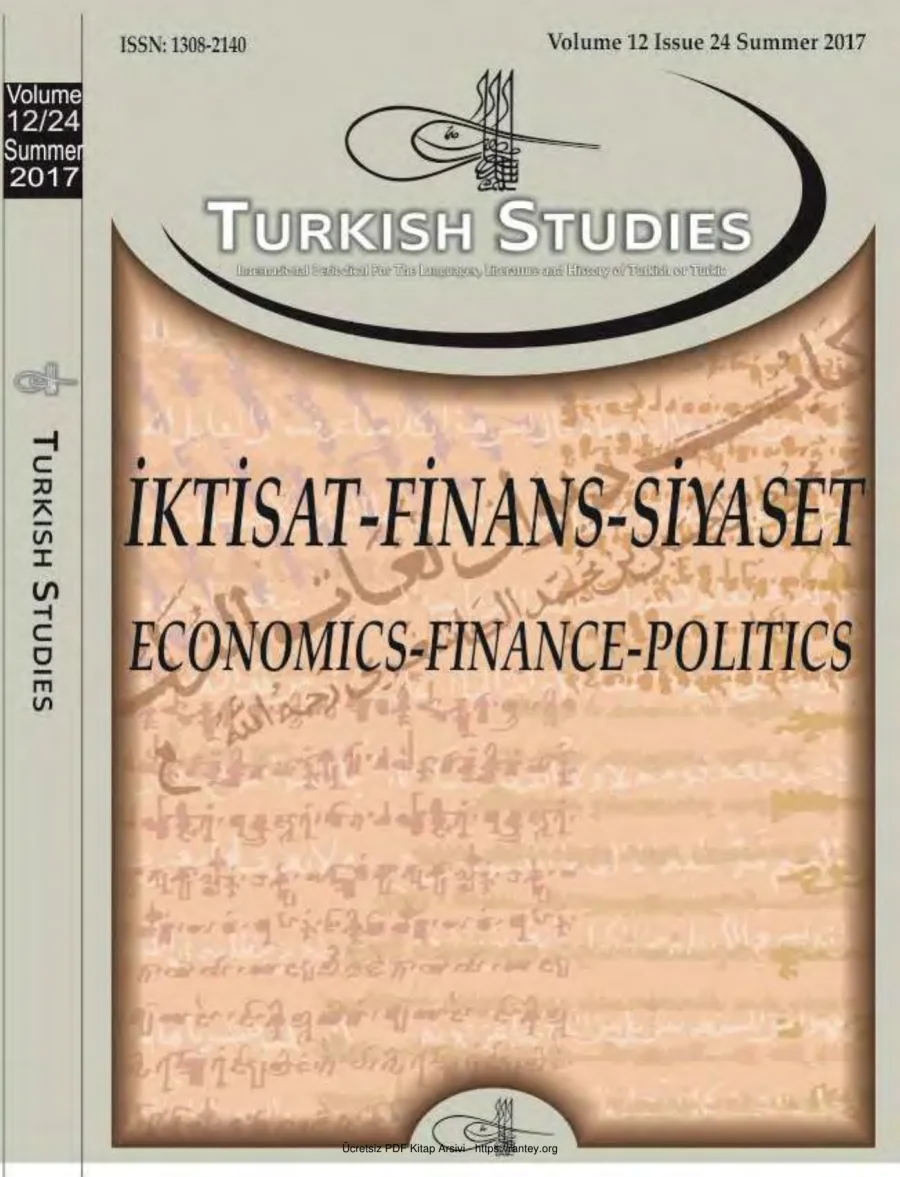 Turkish Studies Cilt 12 Sayı 24 kapak görseli