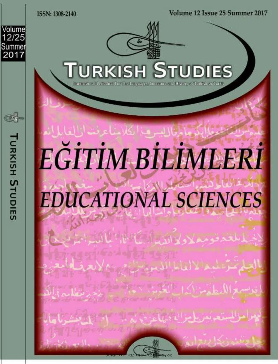 Turkish Studies Cilt 12 Sayı 25 kapak görseli