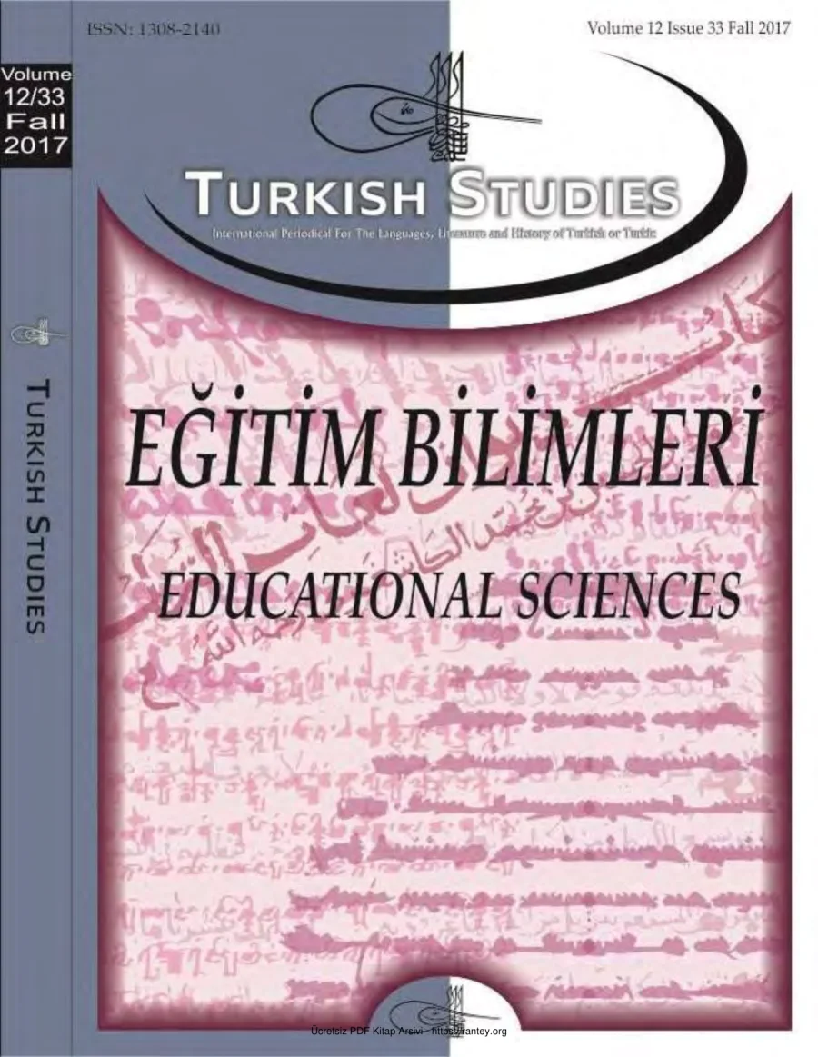 Turkish Studies Cilt 12 Sayı 33 kapak görseli