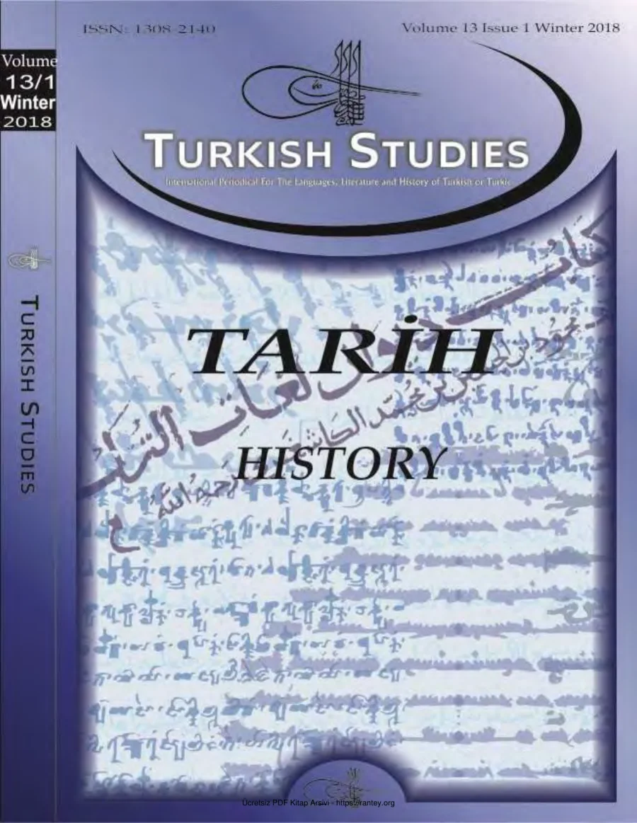 Turkish Studies Cilt 13 Sayı 01 kapak görseli