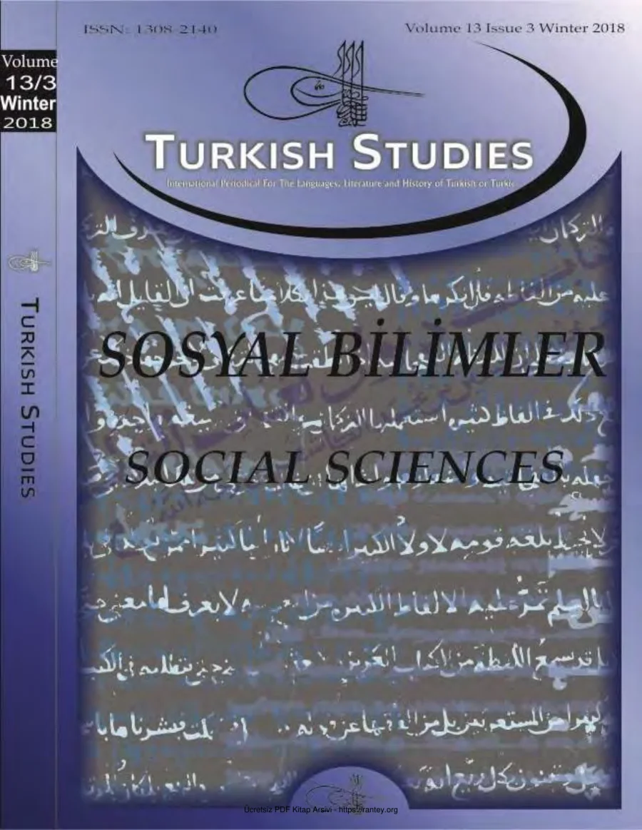 Turkish Studies Cilt 13 Sayı 03 kapak görseli