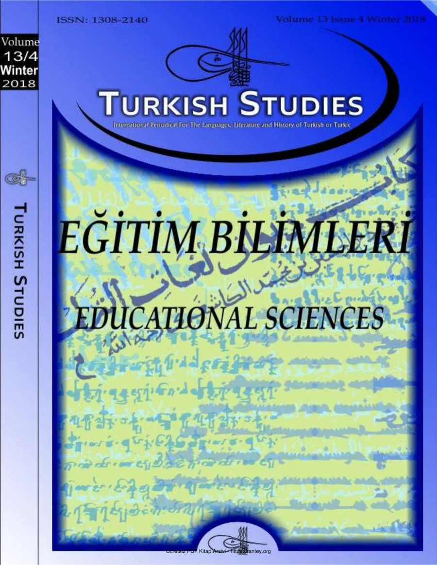 Turkish Studies Cilt 13 Sayı 04 kapak görseli