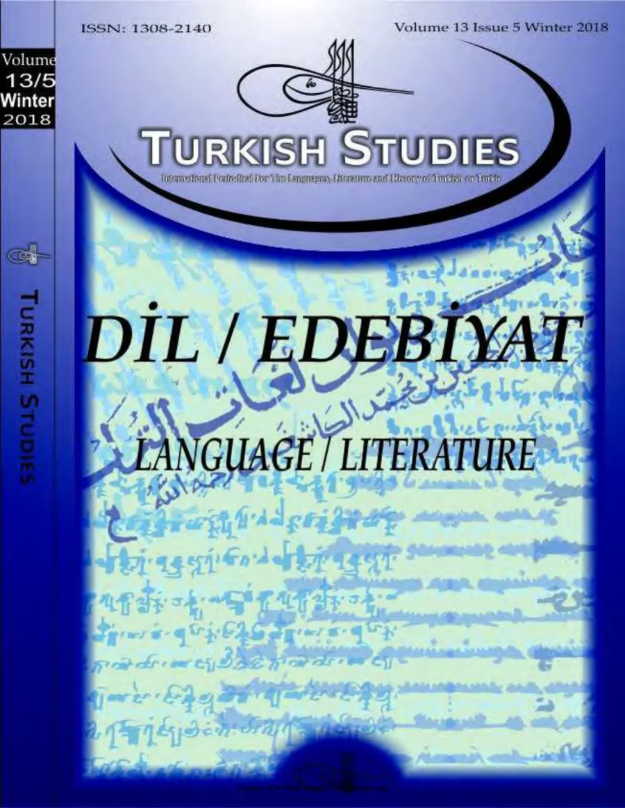 Turkish Studies Cilt 13 Sayı 05 kapak görseli