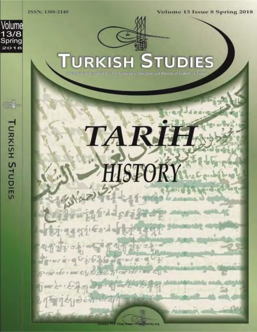 Turkish Studies Cilt 13 Sayı 08 kapak görseli