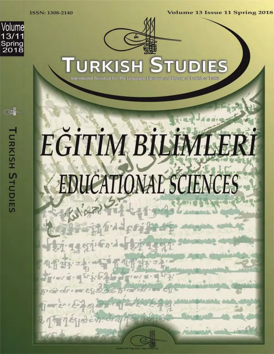 Turkish Studies Cilt 13 Sayı 11 kapak görseli