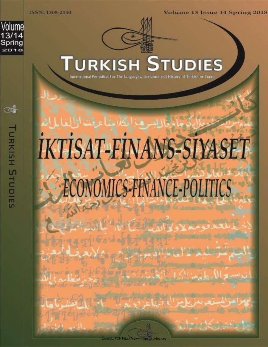 Turkish Studies Cilt 13 Sayı 14 kapak görseli