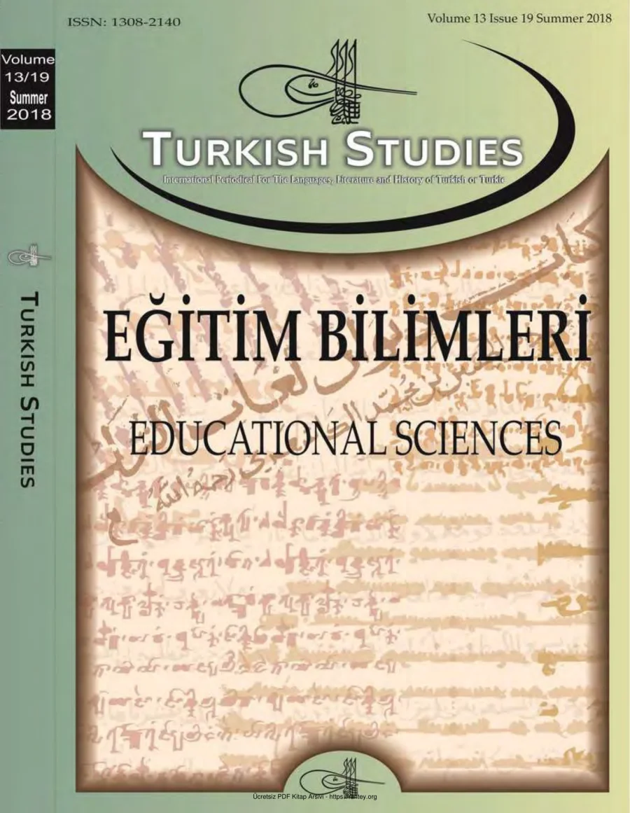 Turkish Studies Cilt 13 Sayı 19 kapak görseli