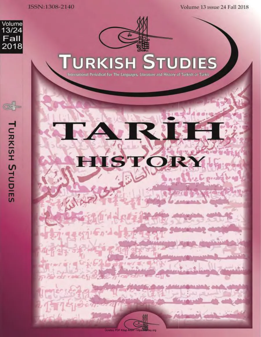 Turkish Studies Cilt 13 Sayı 24 kapak görseli