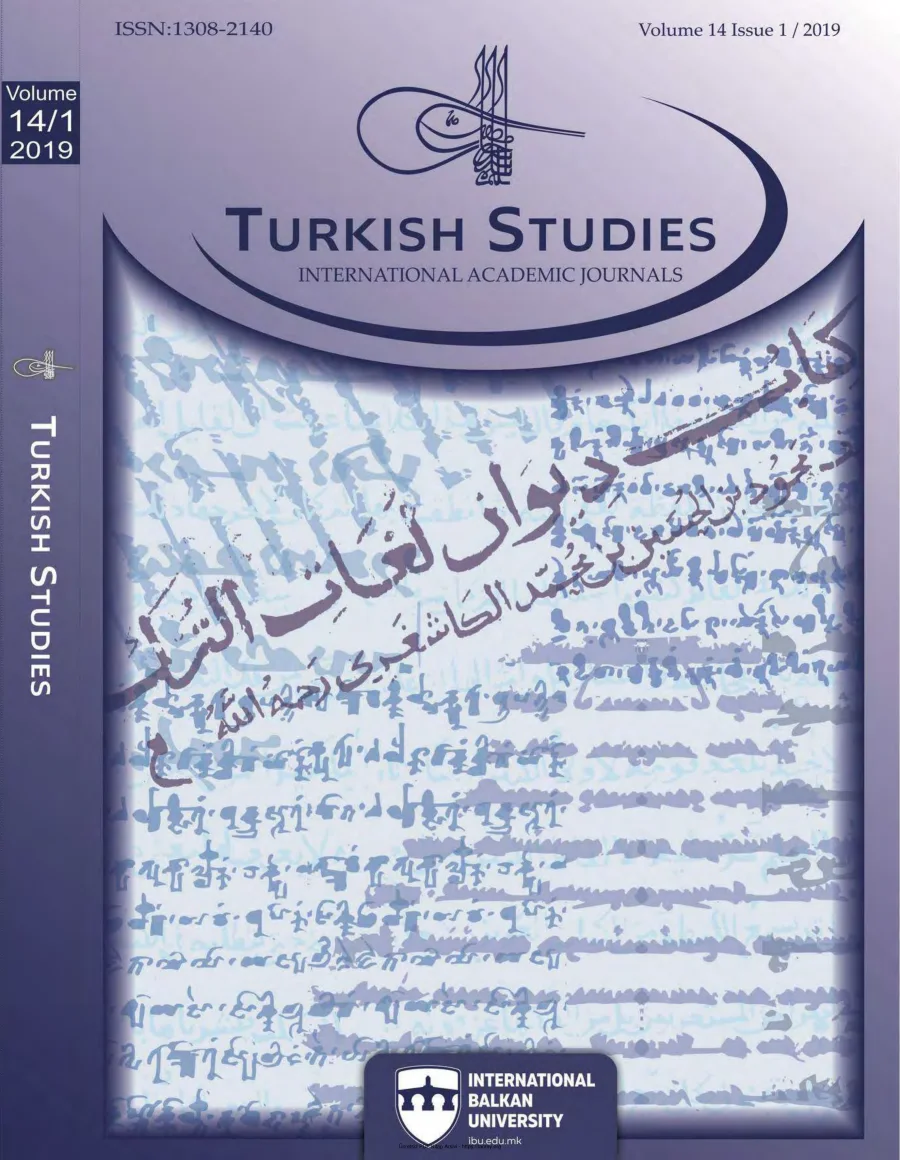 Turkish Studies Cilt 14 Sayı 01 kapak görseli