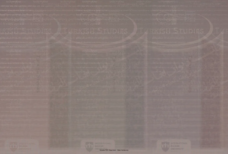 Turkish Studies Cilt 14 Sayı 03 kapak görseli