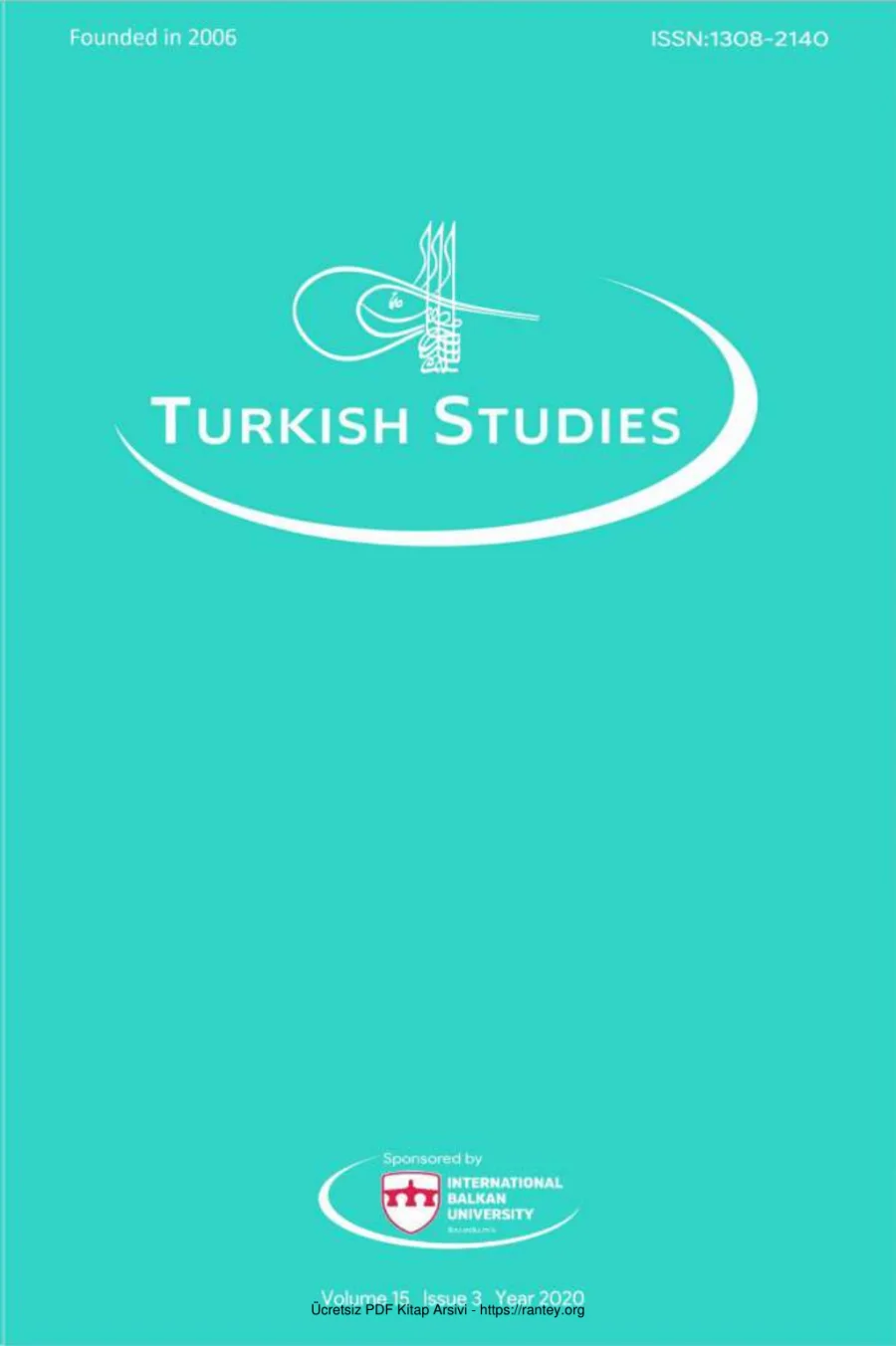 Turkish Studies Cilt 15 Sayı 03 kapak görseli
