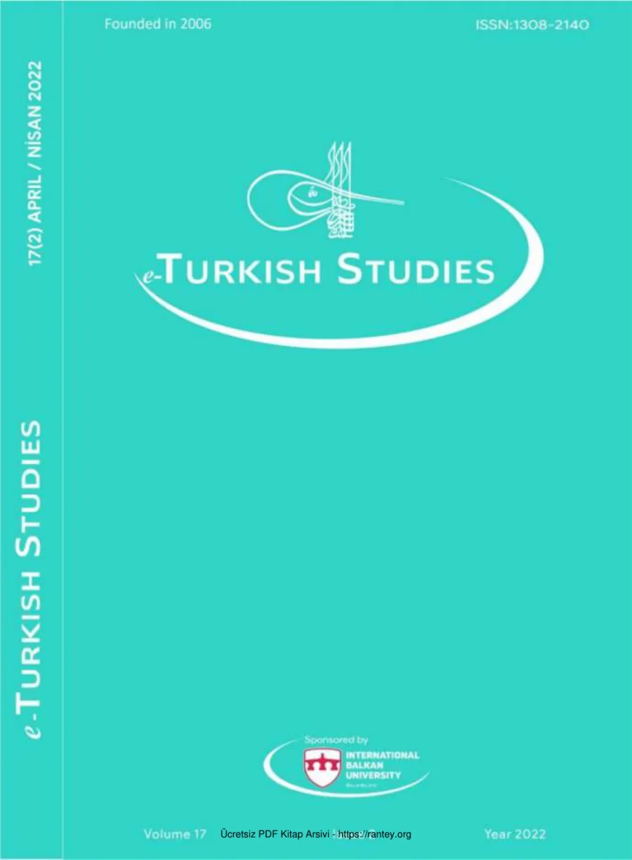 Turkish Studies Cilt 17 Sayı 02 kapak görseli