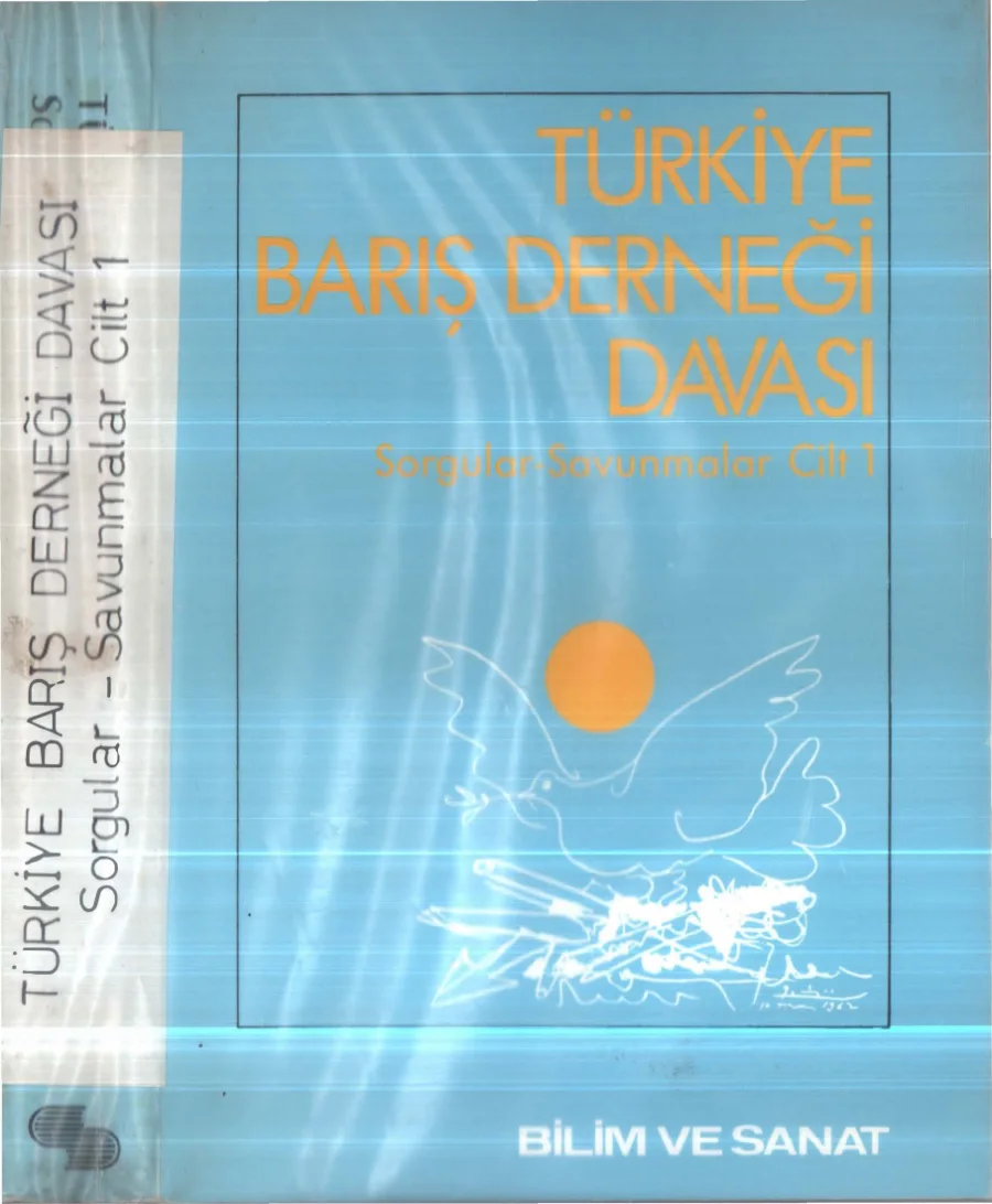 Türkiye Barış Derneği Davası Sorgular Savunmalar Cilt kapak görseli