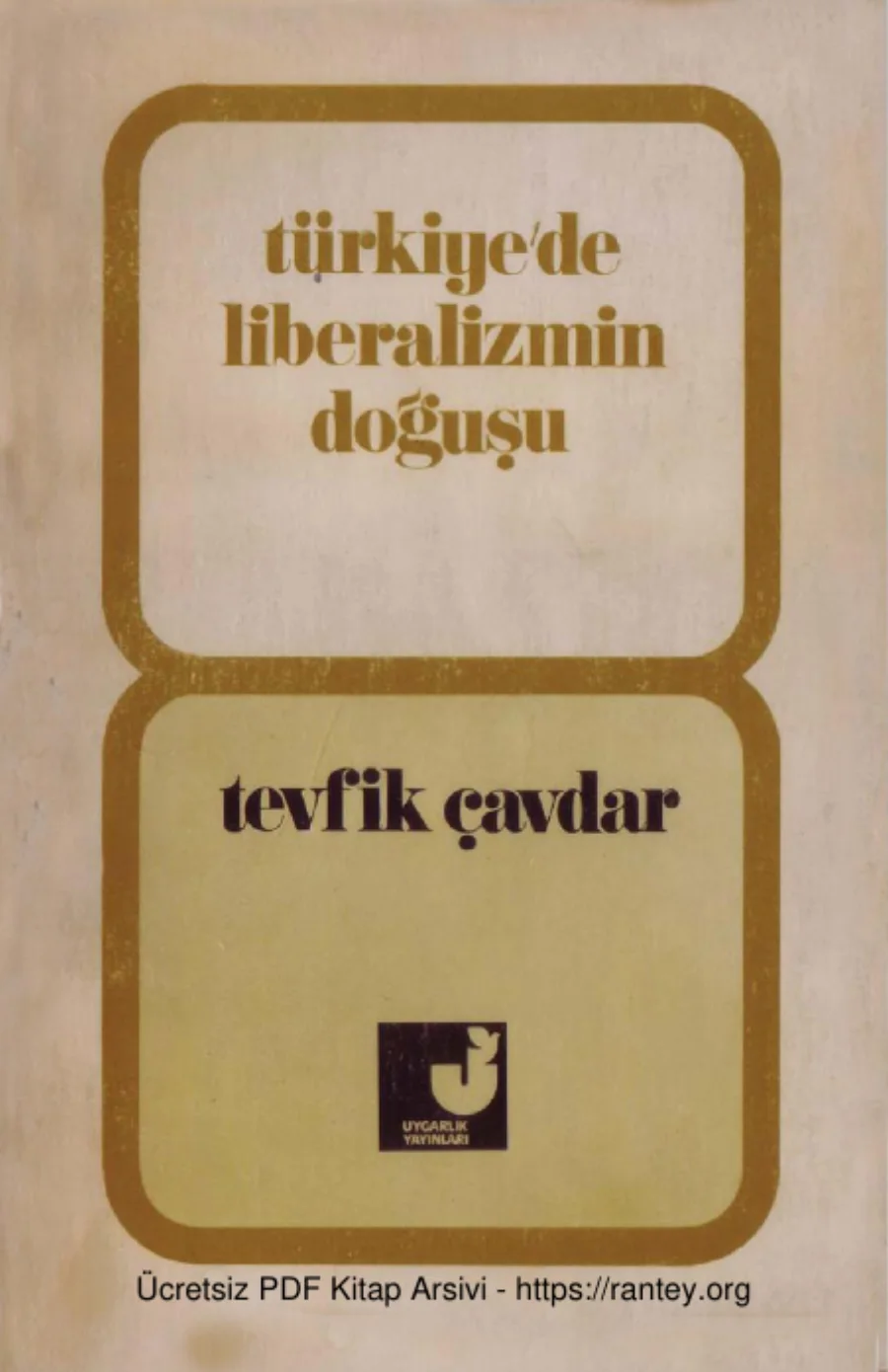 Türkiye'de Liberalizmin Doğuşu kapak görseli