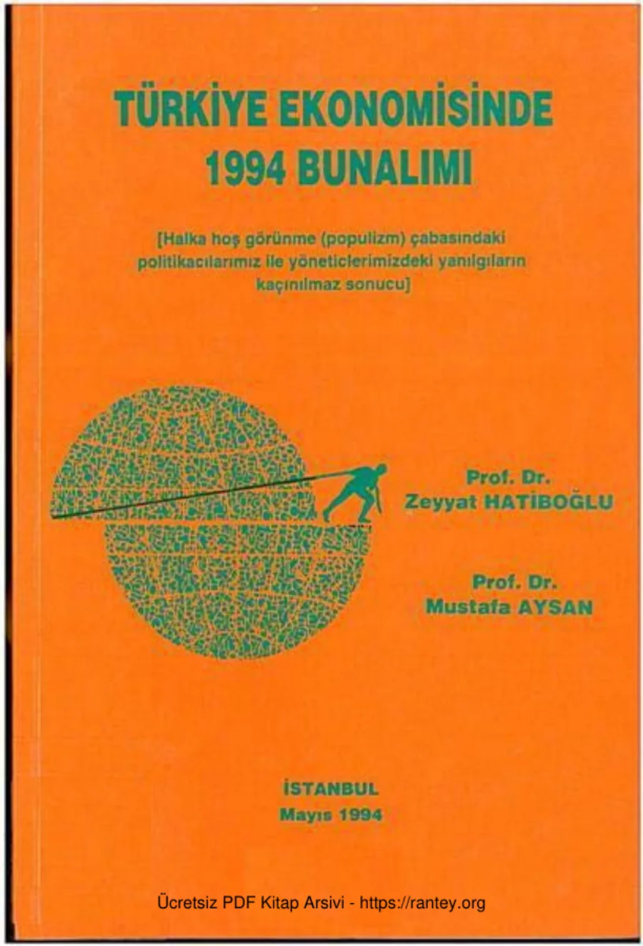 Türkiye Ekonomisinde 1994 Bunalımı kapak görseli