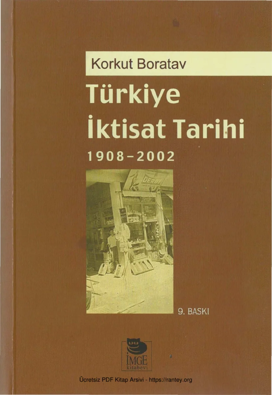 Türkiye İktisat Tarihi 1908-2002 kapak görseli