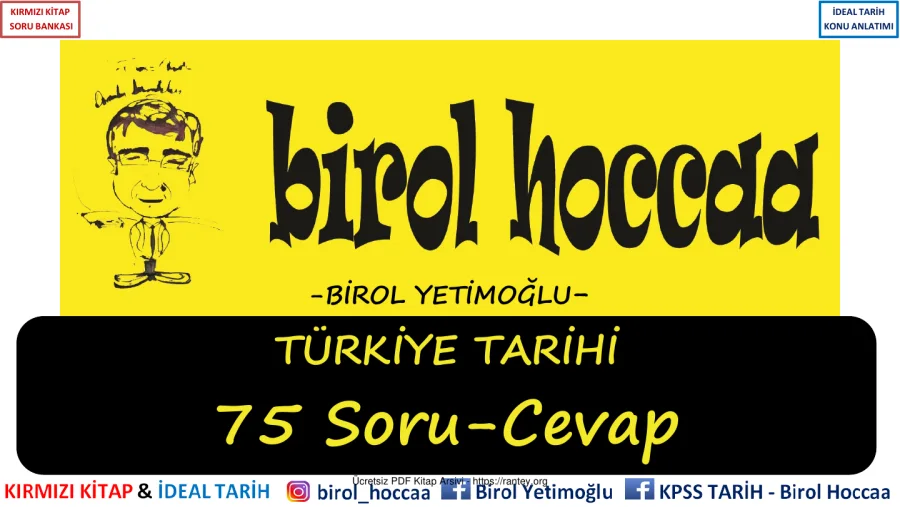 Türkiye Tarihi 75 Soru Cevap kapak görseli