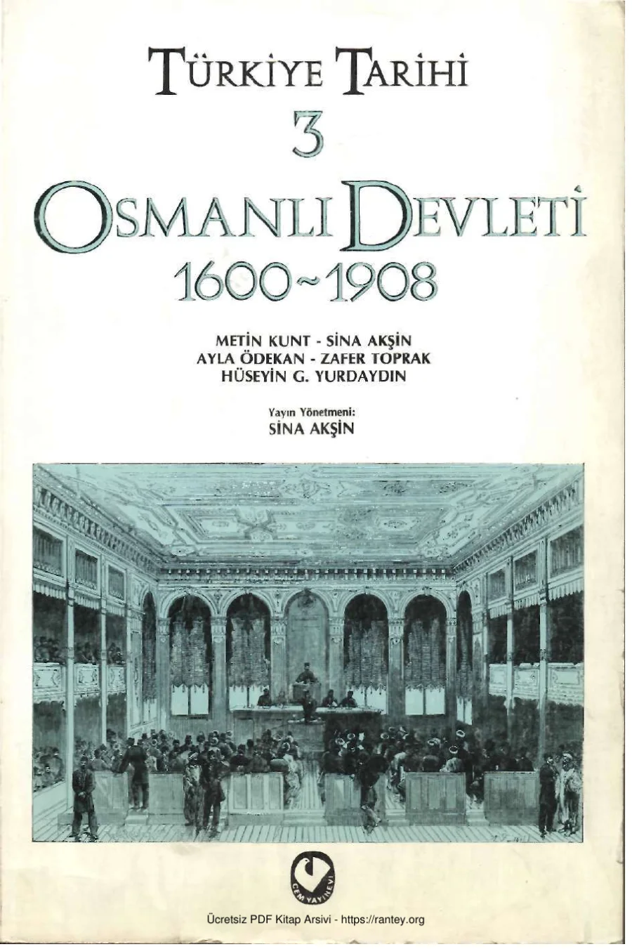 Türkiye Tarihi III Osmanlı Devleti 1600 1908 kapak görseli