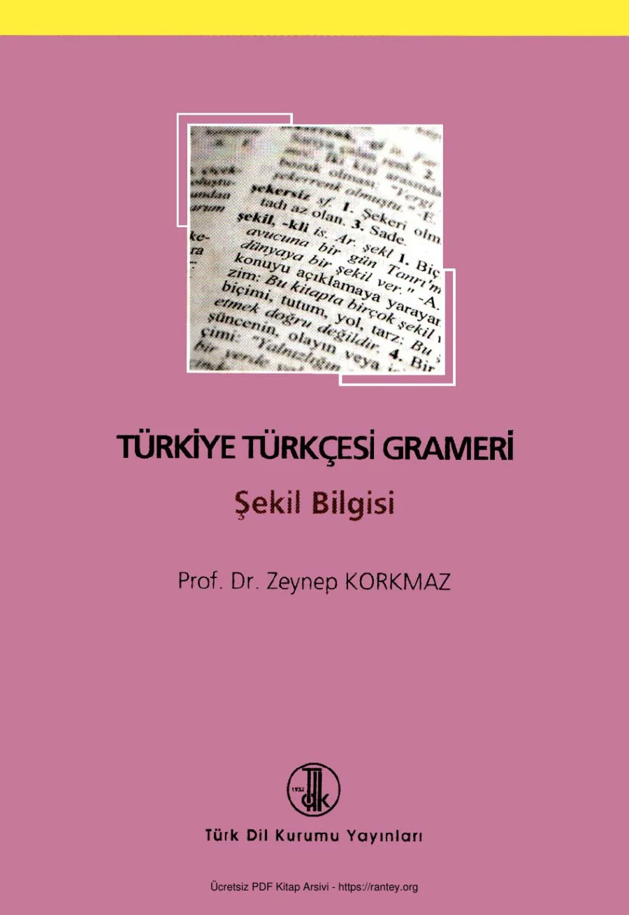 Türkiye Türkçesi Grameri kapak görseli
