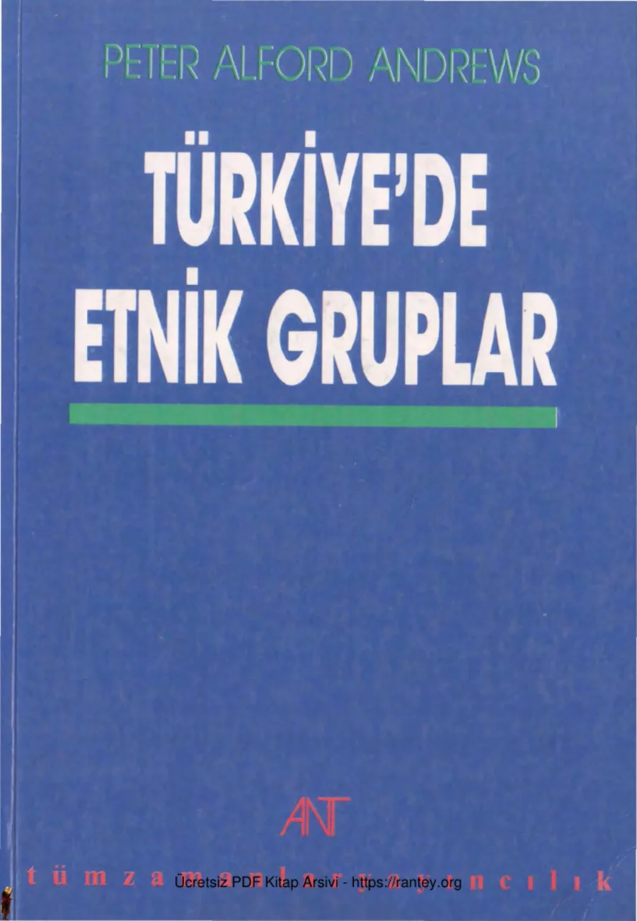 Türkiyede Etnik Gruplar kapak görseli