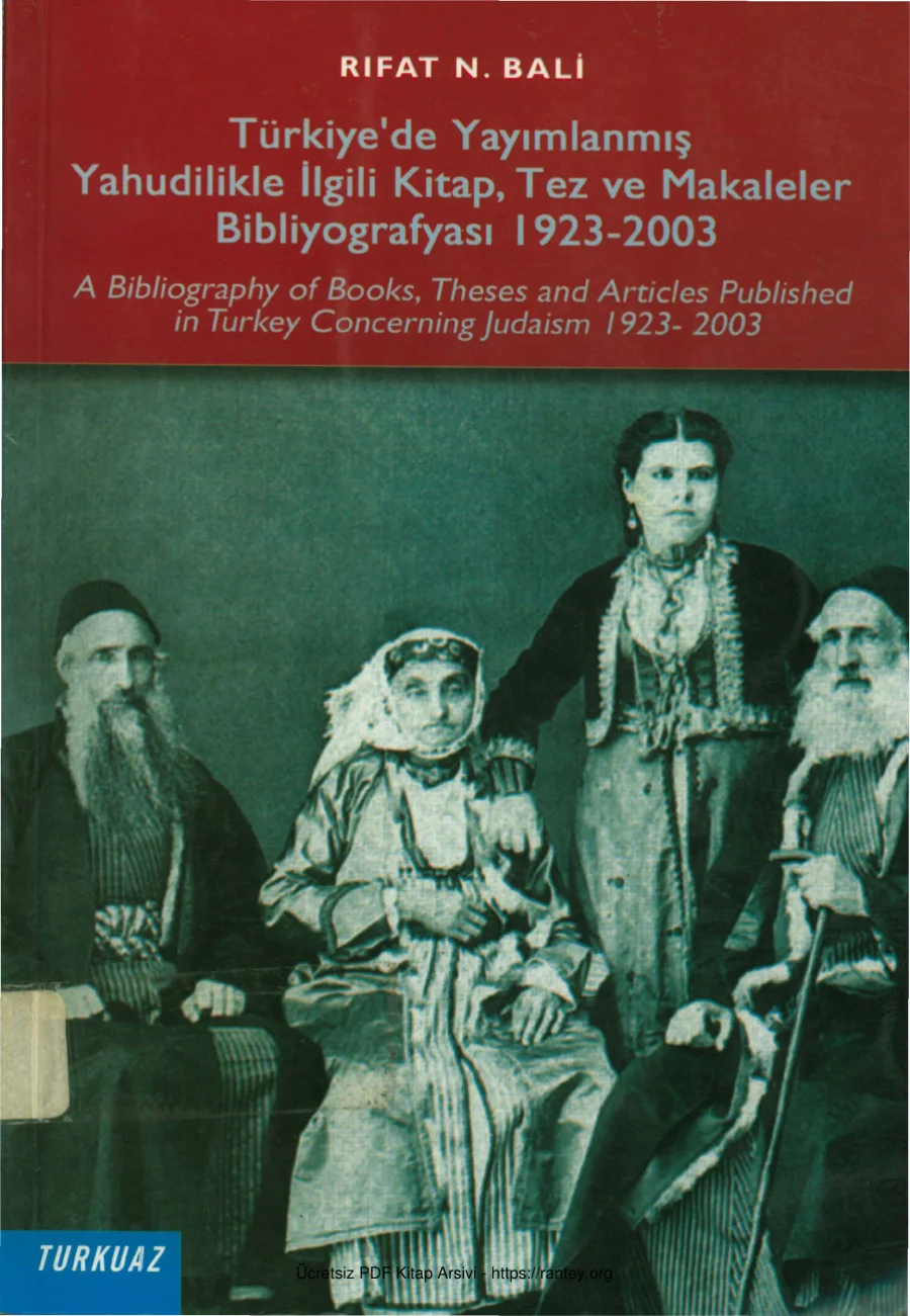 Türkiyede Yayımlanmış Yahudilik Bibliyografyası kapak görseli