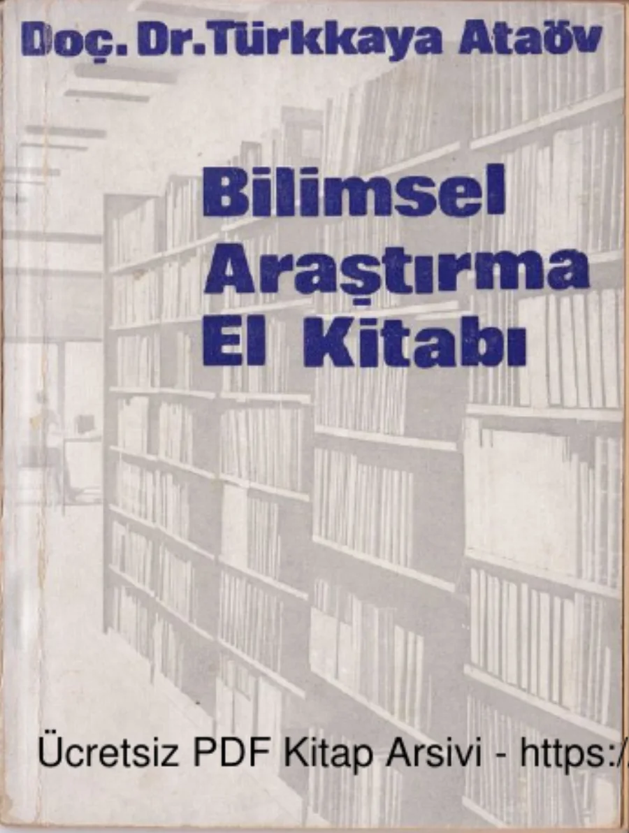 Türkkaya Ataöv Bilimsel Araştırma kapak görseli